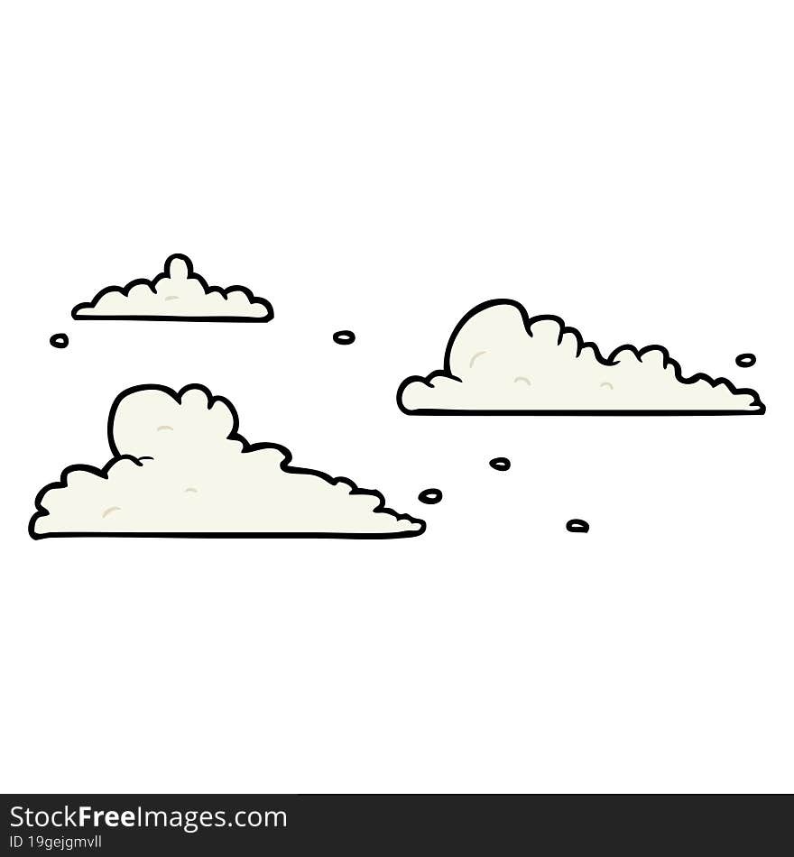 cartoon clouds drifting by. cartoon clouds drifting by