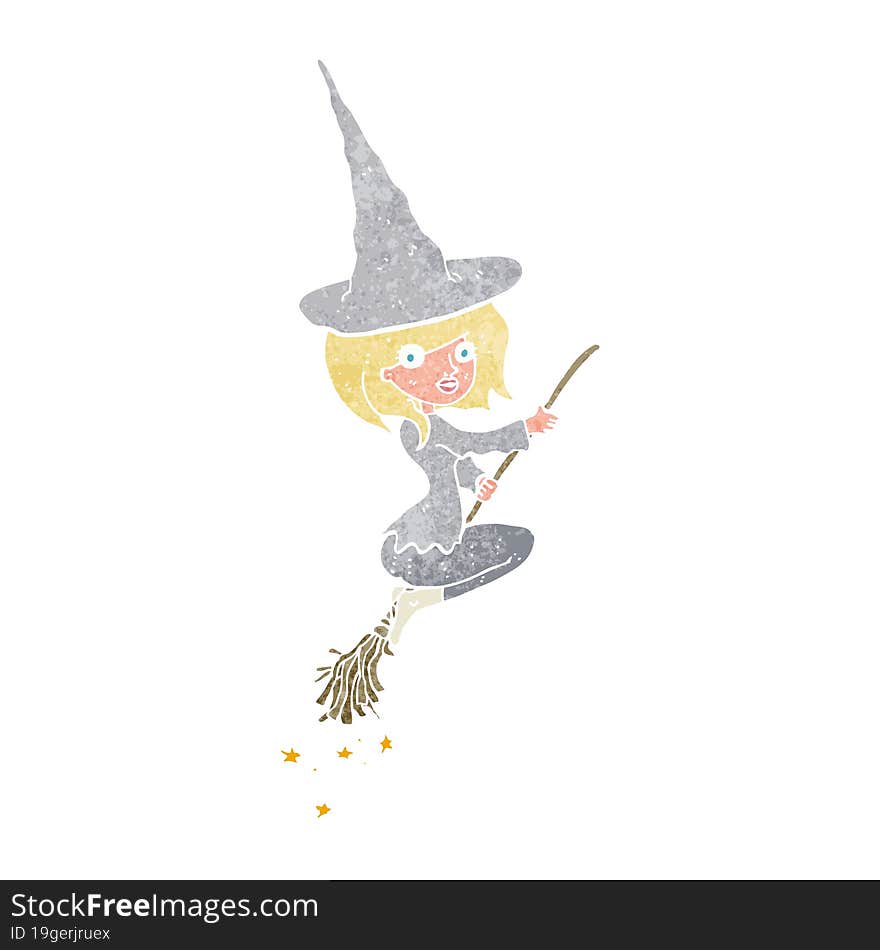 cartoon halloween witch