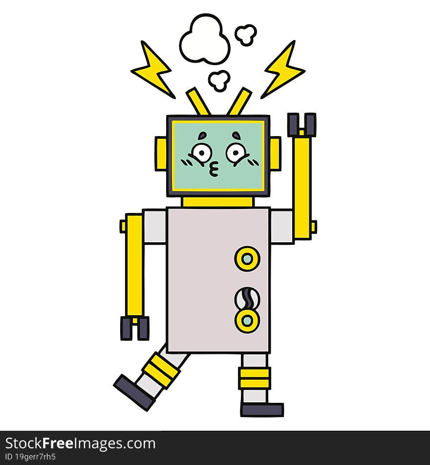 Cute Cartoon Robot