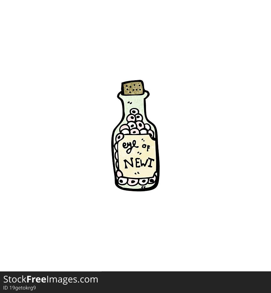 Potion Ingredient Cartoon