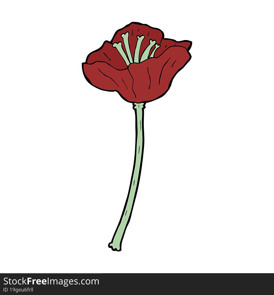 Cartoon Flower