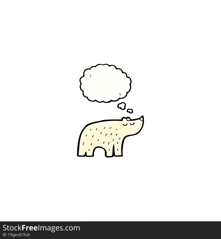 cute cartoon polar bear