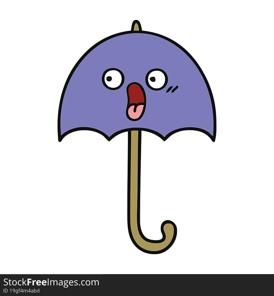 Cute Cartoon Umbrella