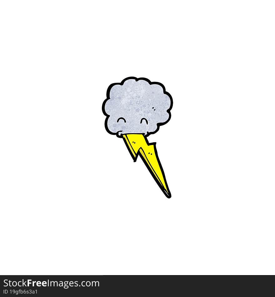 cartoon thundercloud