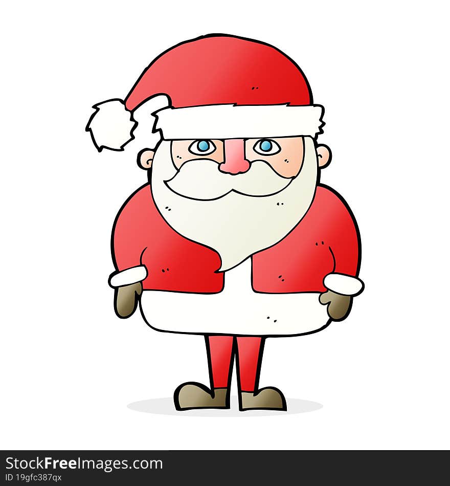 cartoon santa claus