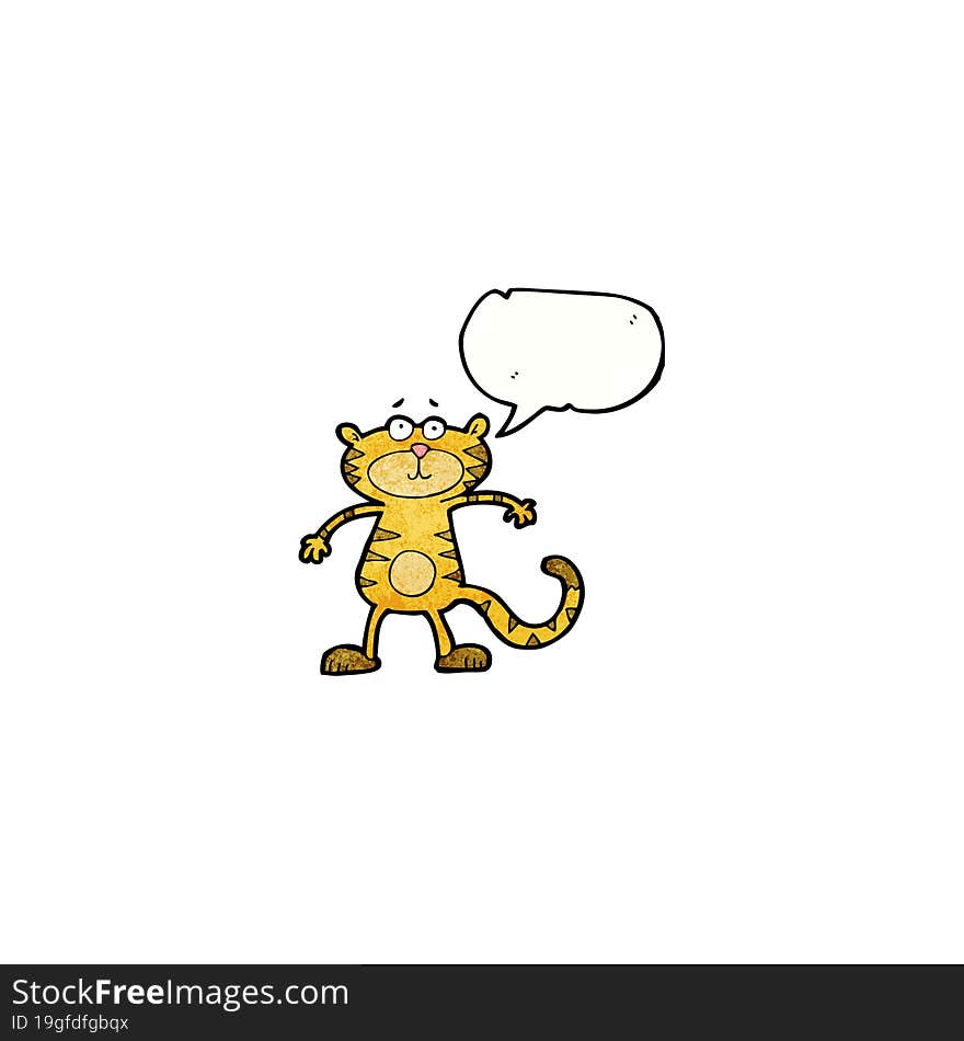 cartoon tiger