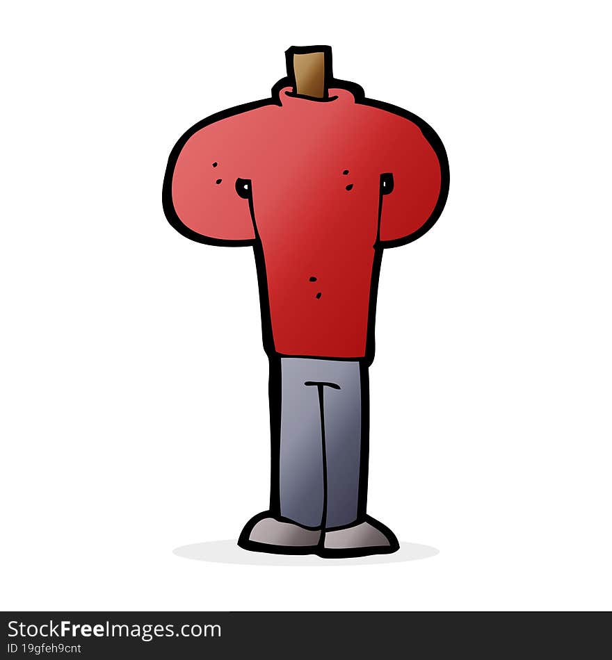 cartoon body standing still  (mix and match cartoons or add own photos