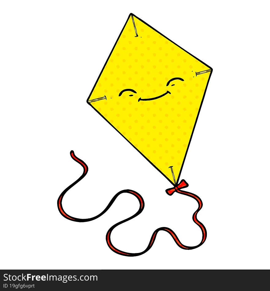 cartoon kite. cartoon kite