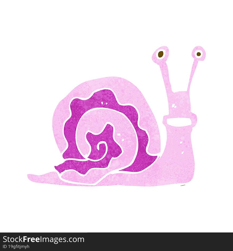 cartoon snail