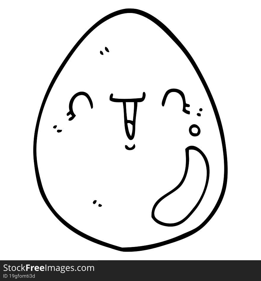 cartoon egg