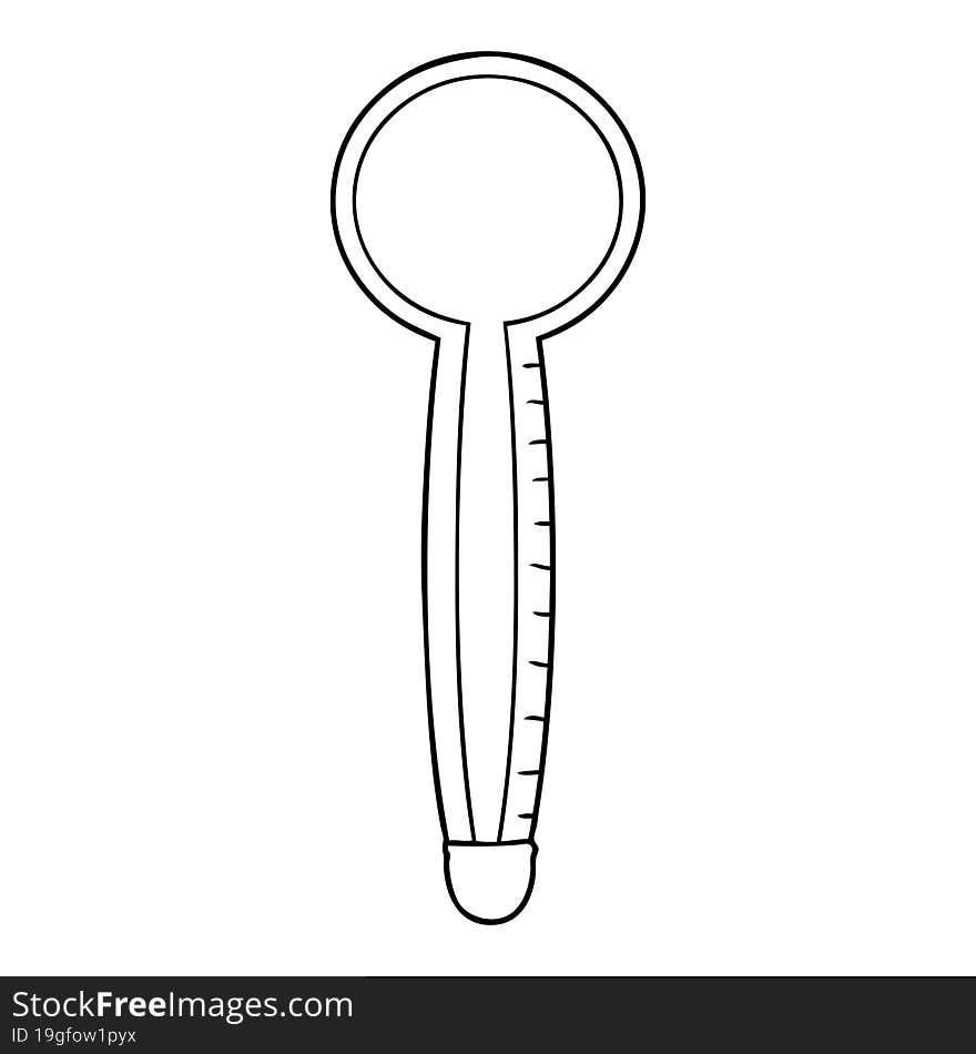 cartoon thermometer. cartoon thermometer