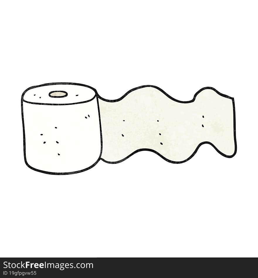 Textured Cartoon Toilet Paper