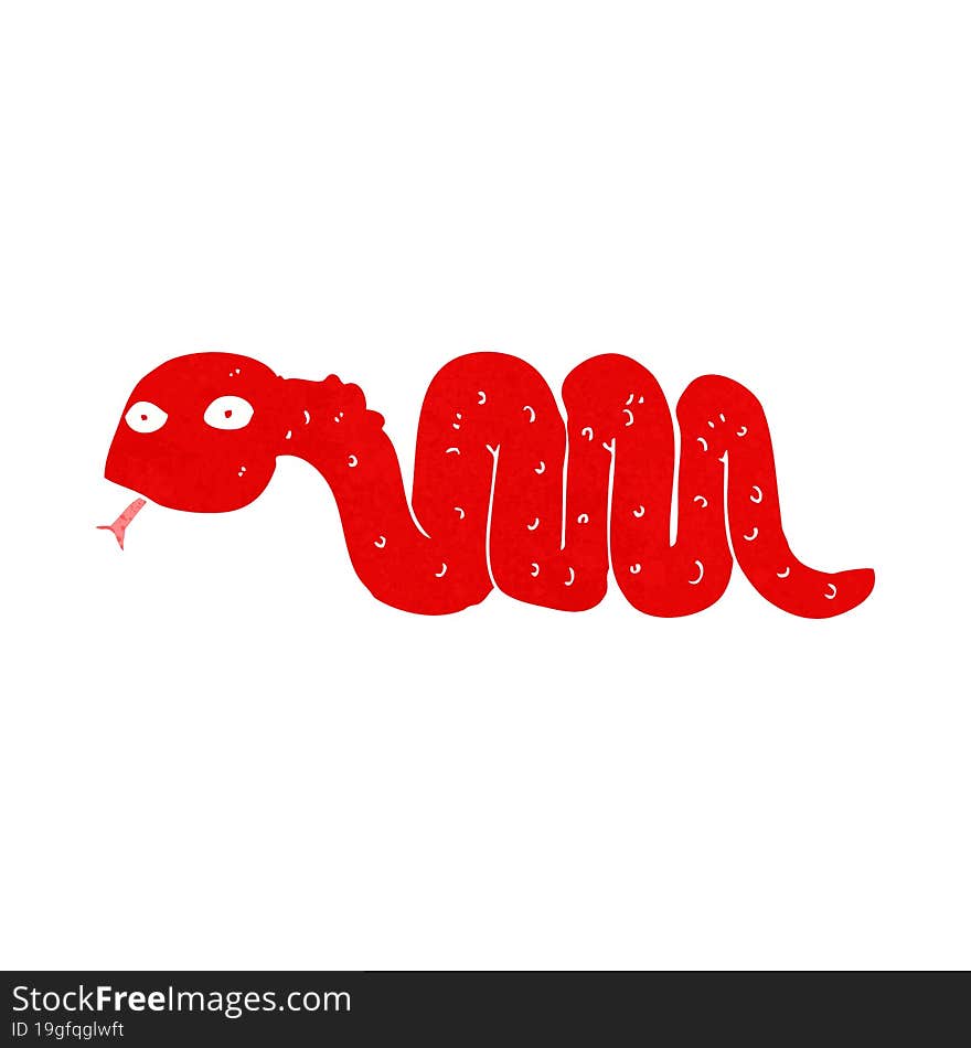 funny cartoon snake