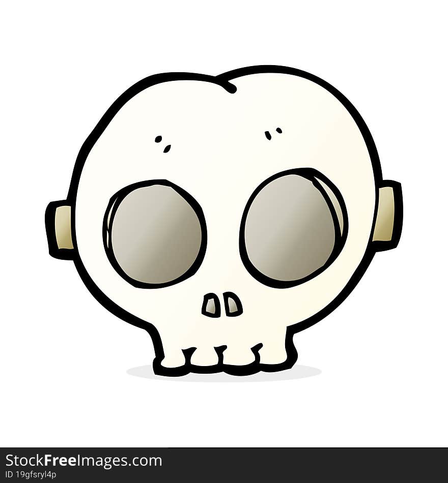 cartoon halloween skull mask