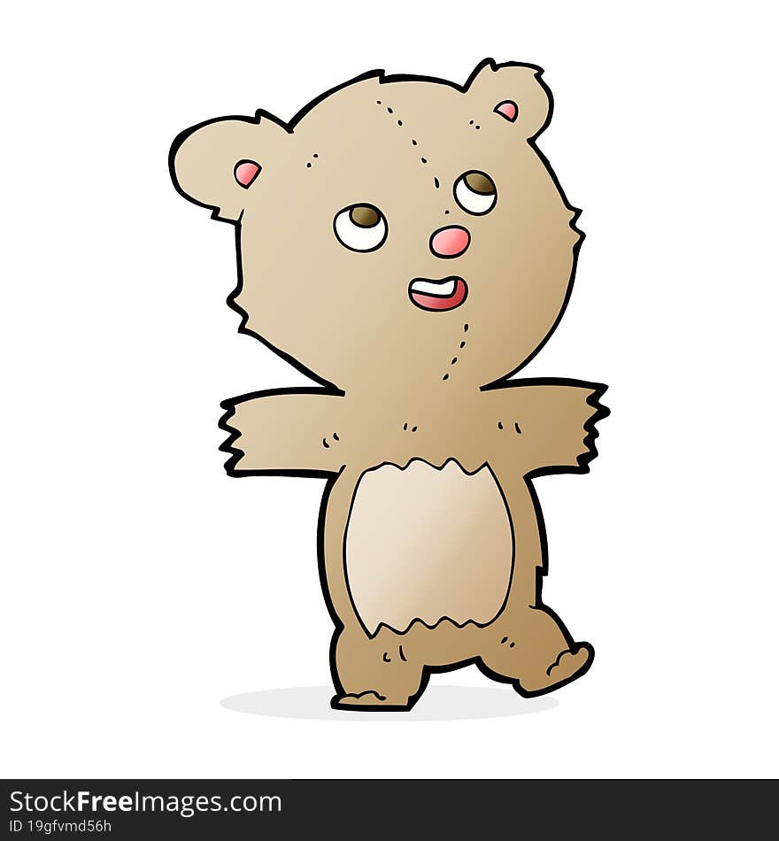 cartoon teddy bear