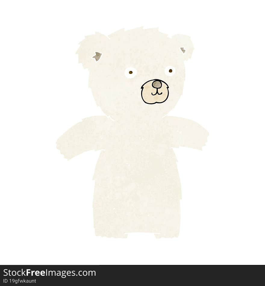 cute cartoon polar bear