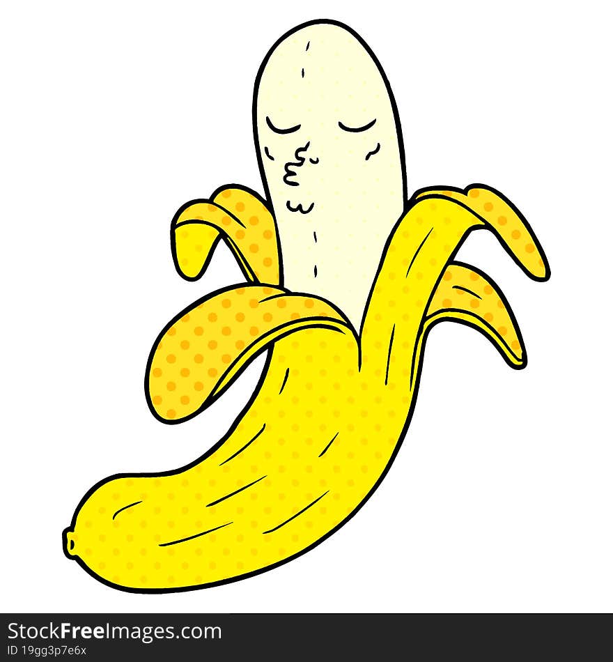 cartoon best quality organic banana. cartoon best quality organic banana