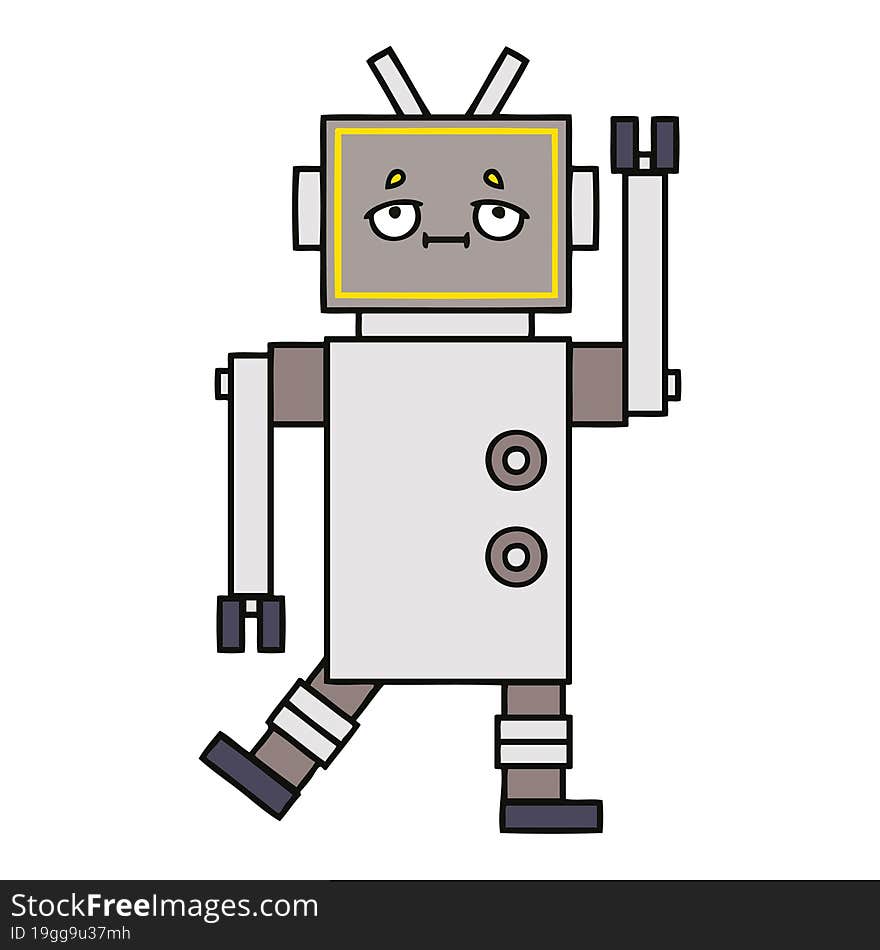 Cute Cartoon Robot