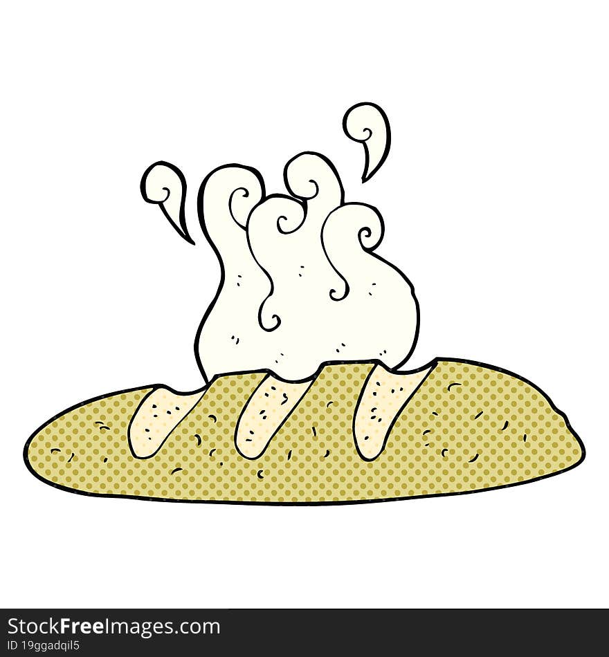 cartoon loaf of bread