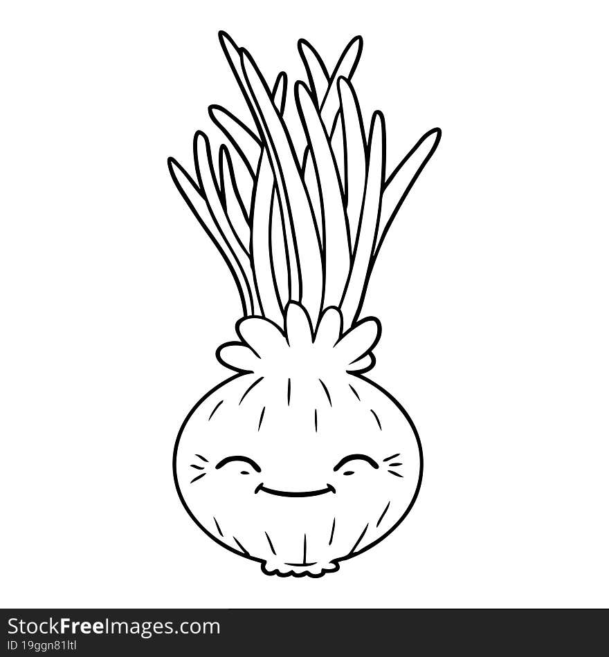 cartoon onion. cartoon onion