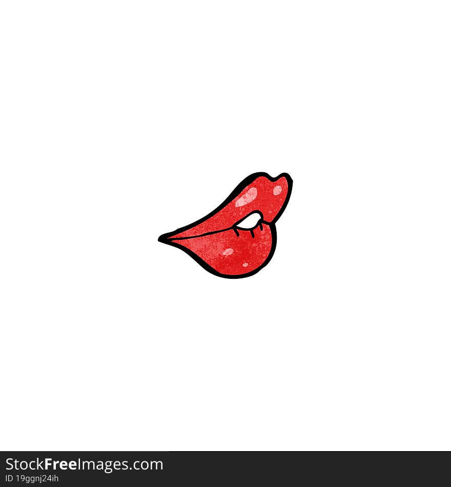 sexy lips cartoon