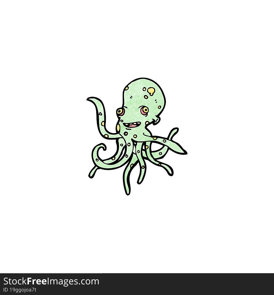 cartoon octopus