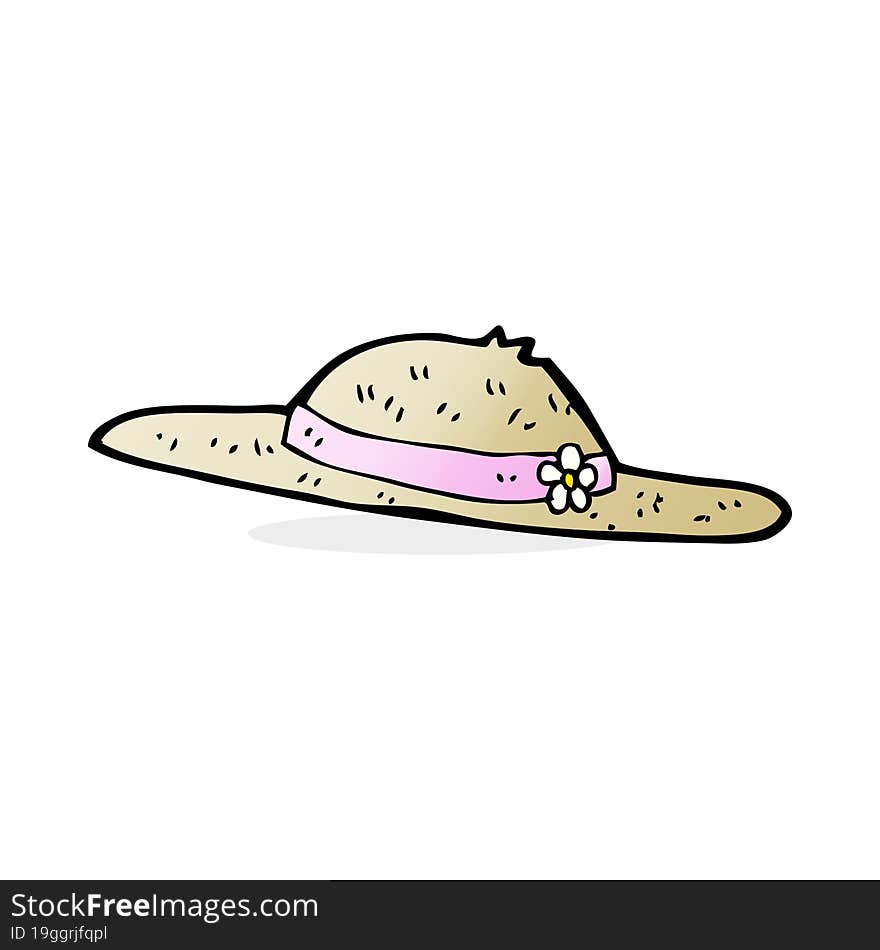 cartoon summer hat