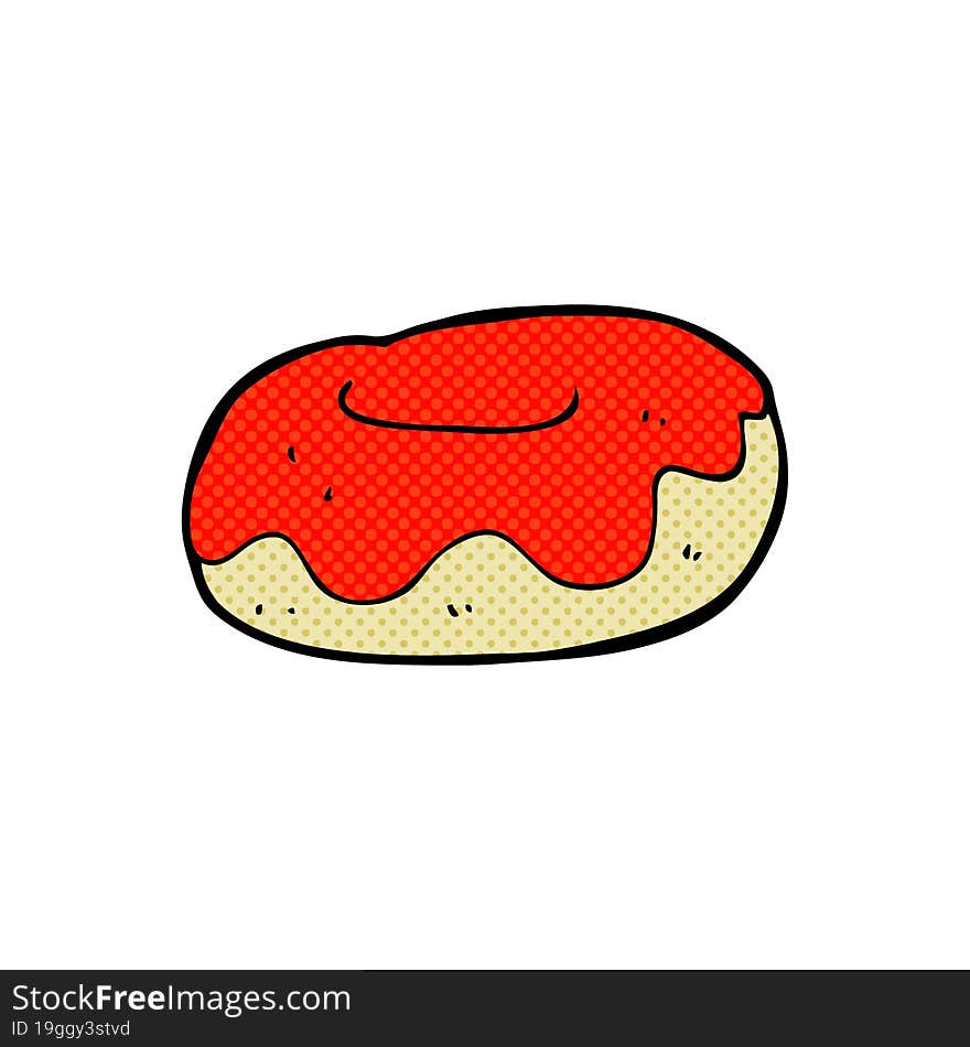 cartoon donut