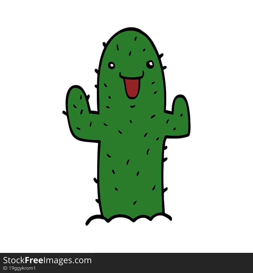 cartoon cactus