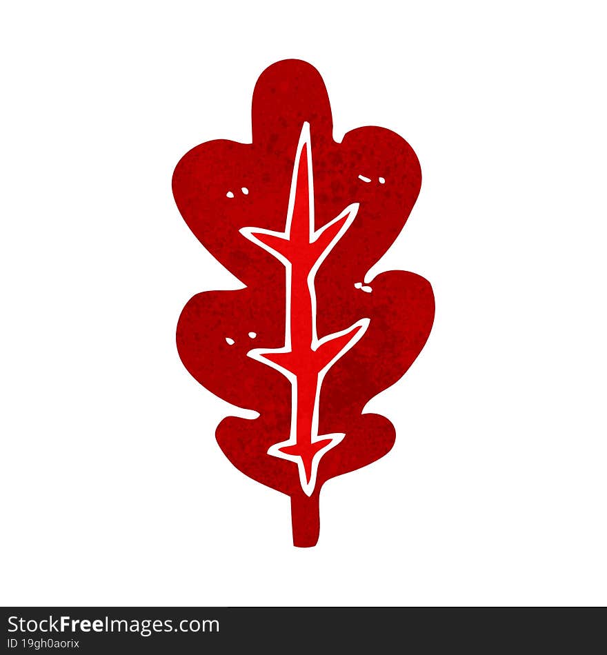 cartoon leaf symbol