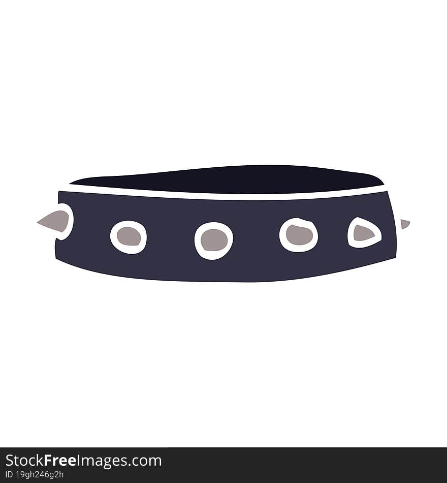 Cartoon Doodle Spiked Dog Collar