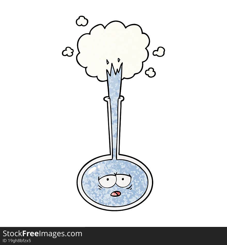 cartoon tired science experiment. cartoon tired science experiment