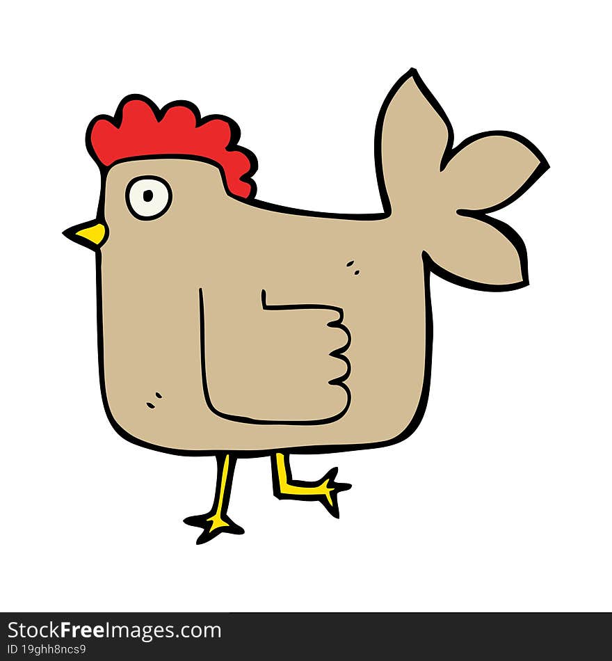 cartoon chicken