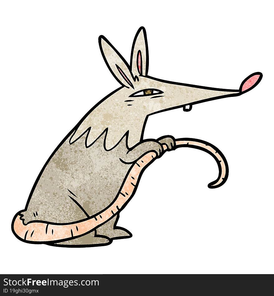 cartoon sneaky rat. cartoon sneaky rat