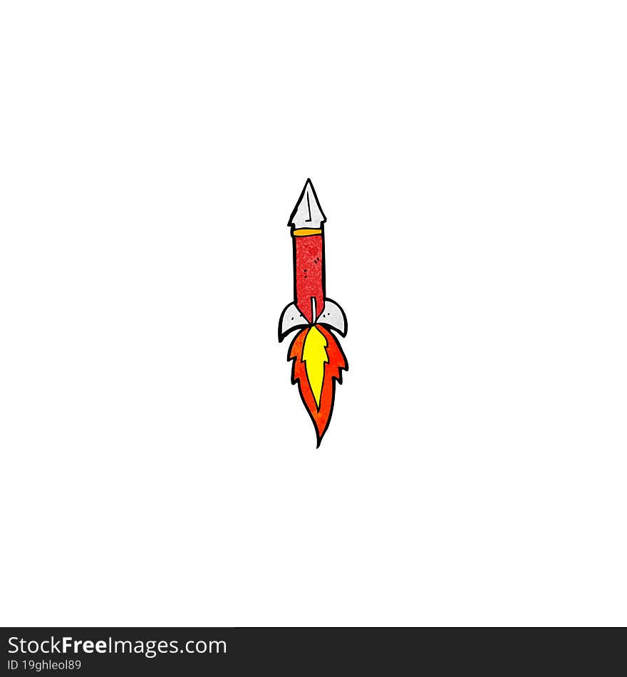 cartoon rocket