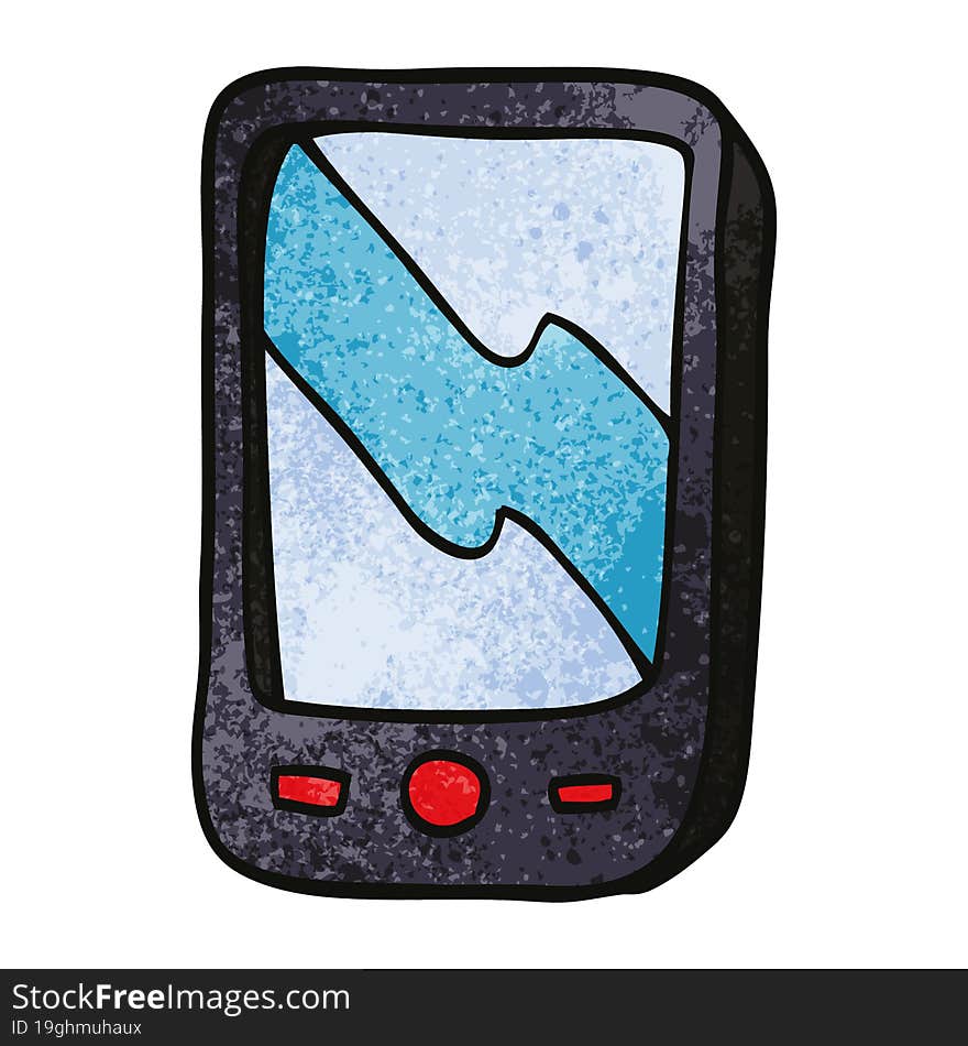 Cartoon Doodle Mobile Phone