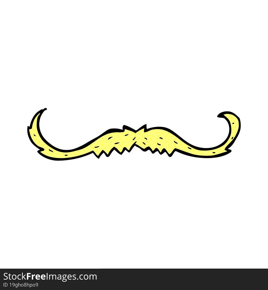 cartoon mustache