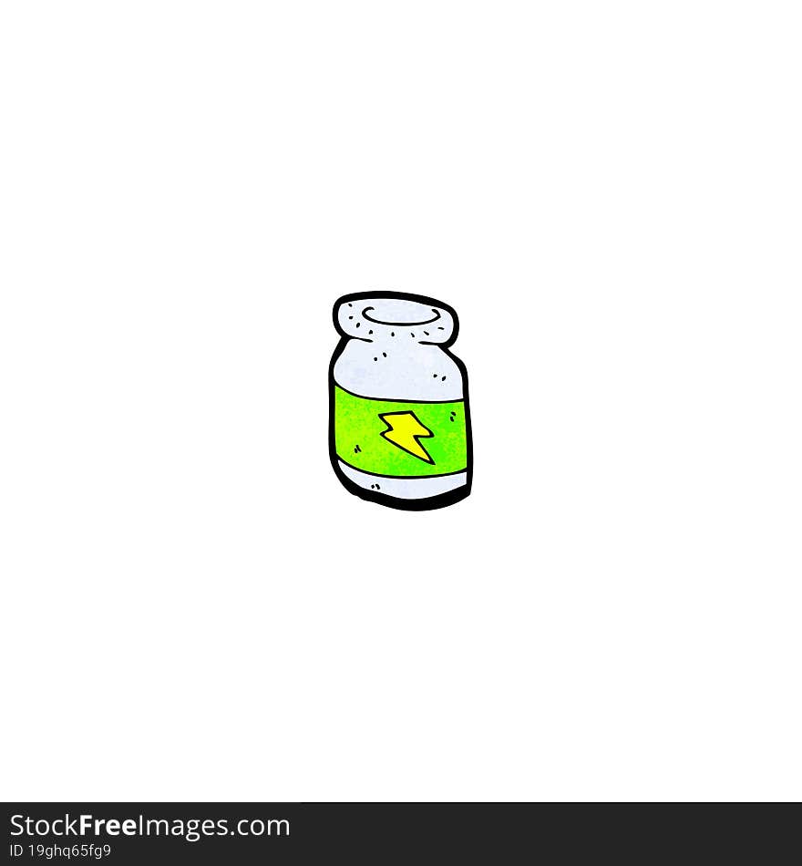 Bottle Of Pills Cartoon