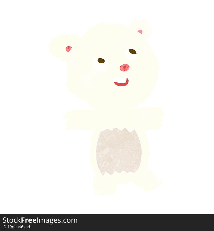 cartoon polar bear