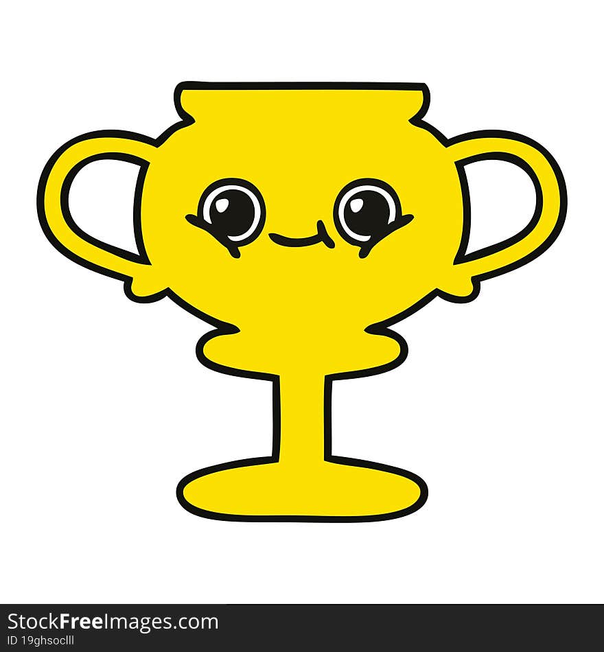 cute cartoon trophy