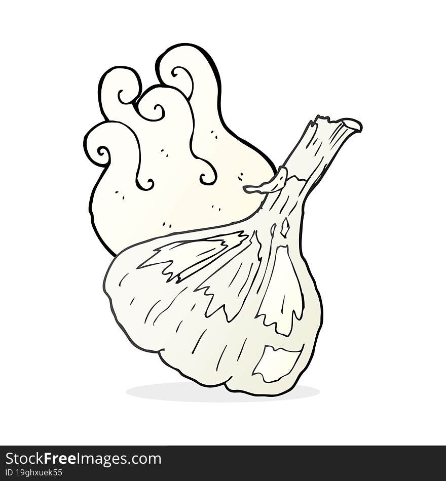 cartoon garlic