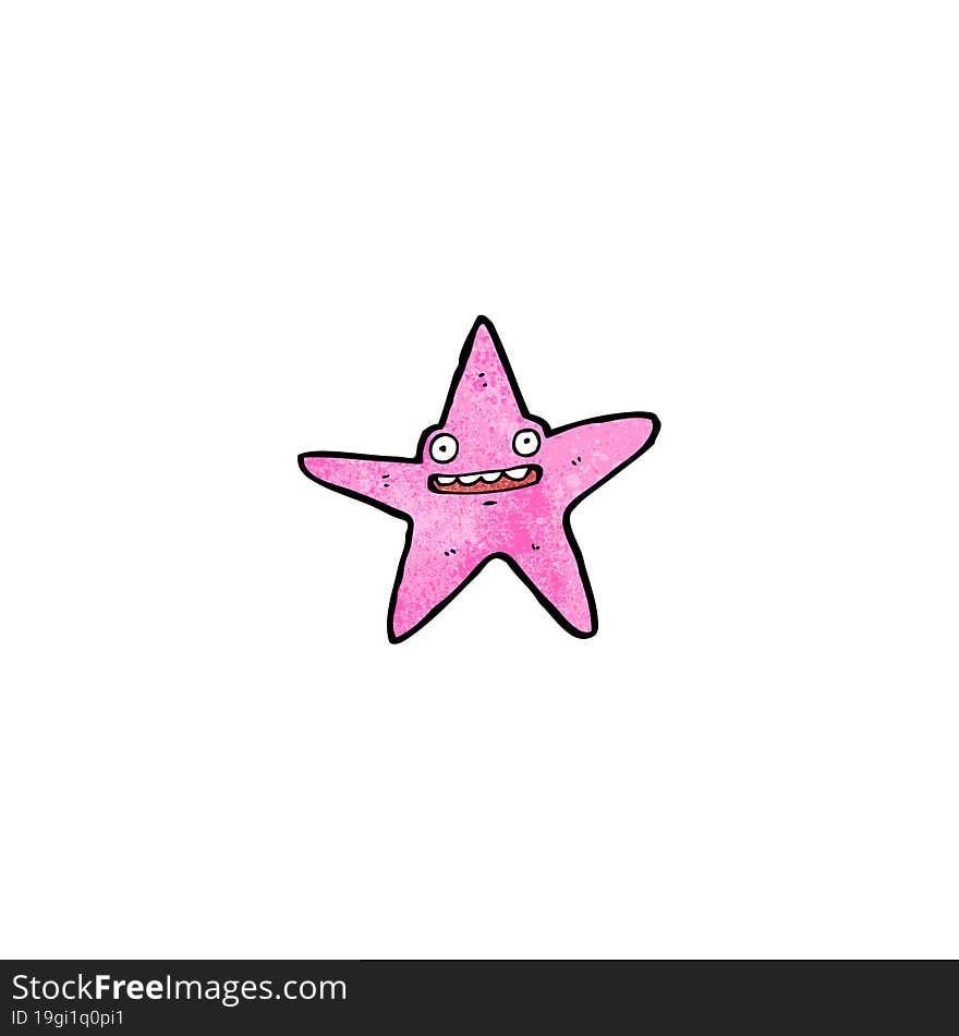 cartoon starfish