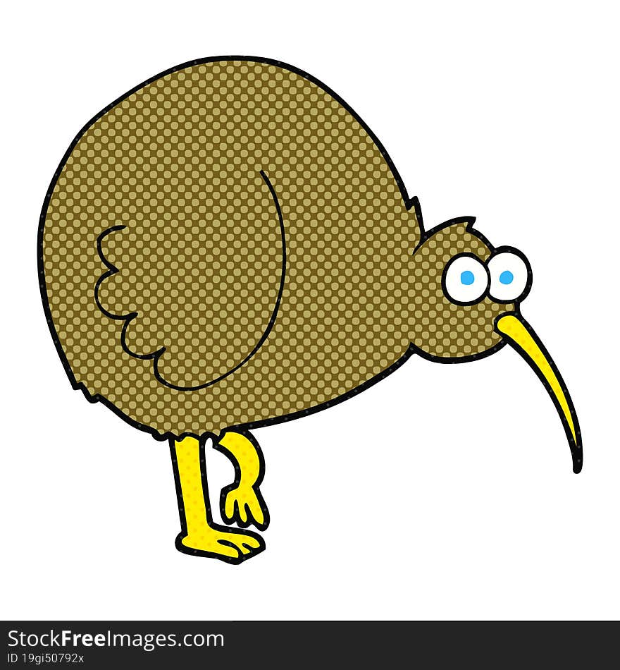 Cartoon Kiwi Bird