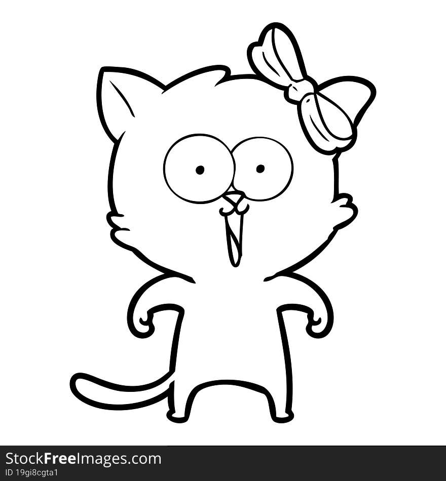 cartoon cat. cartoon cat