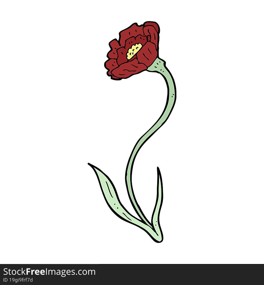 cartoon flower