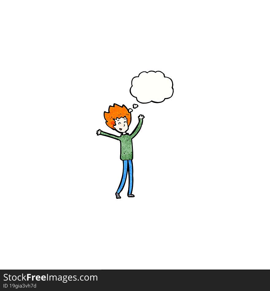 ginger haired boy cartoon