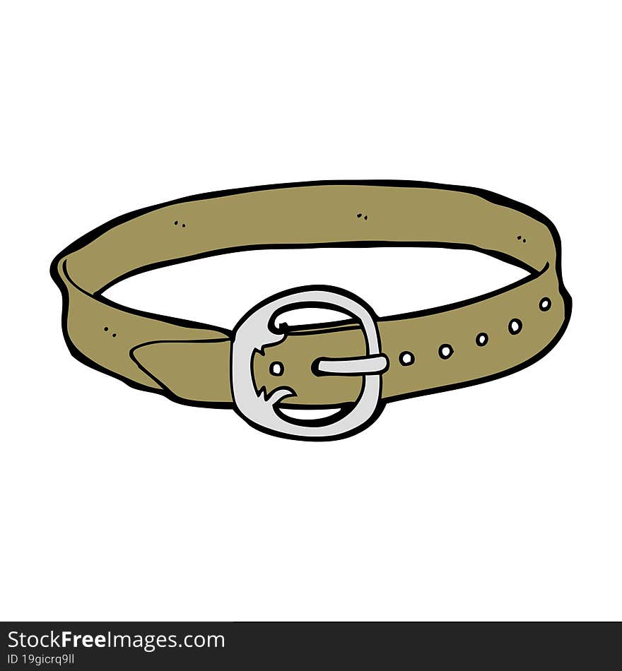 Cartoon Old Belt