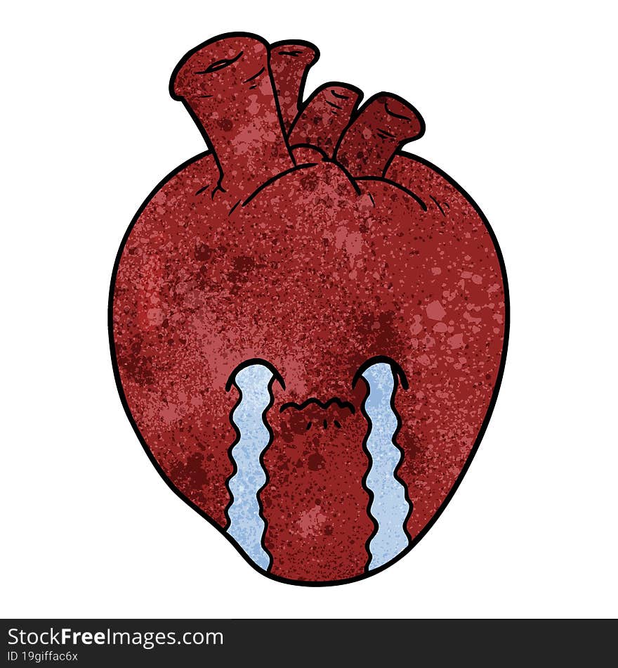 cartoon heart. cartoon heart