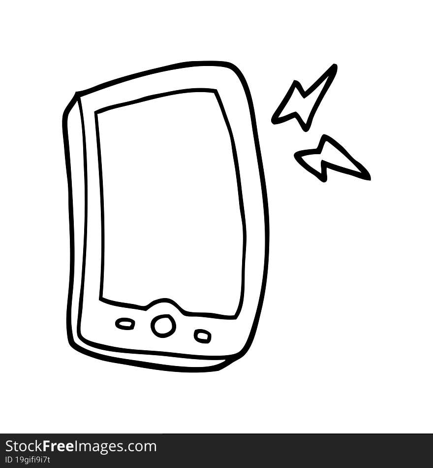 Cartoon Mobile Phone