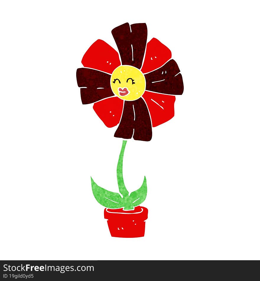 cartoon flower